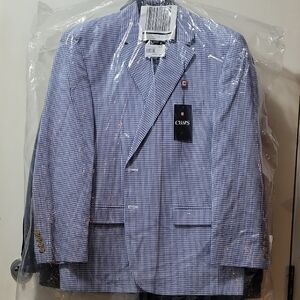 Chaps Blue Checkered Men's Blazer